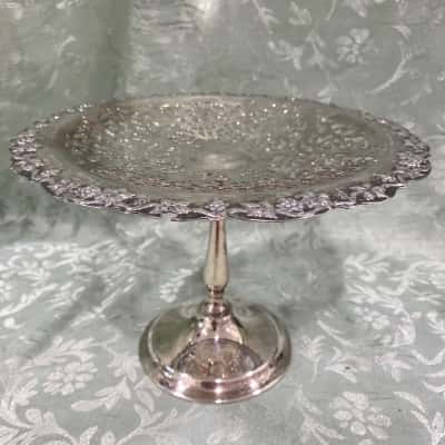 Vintage Silver- plate Comport