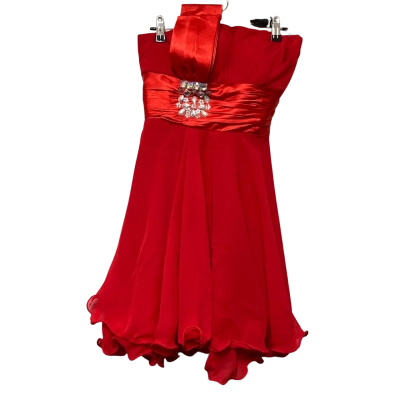 Magn Trend Womens  Size One Size Red Dress