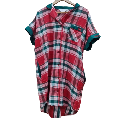 Peter Alexander Womens Size L Pyjamas Gingham / Green / Red / White (12)