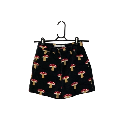 Black Friday Womens Mushroom Shorts Size 6 Black  