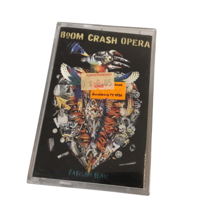 Vintage Boom Crash Opera Fabulous Beast Cassette Tape