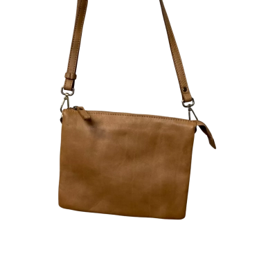 Evity Womens Cross Body Bag Brown Leather
