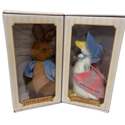 Peter Rabbit Beatrix Potter Plush Characters Classic Collection 110 Years 