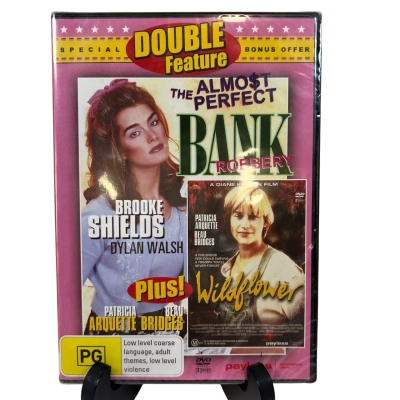 DVD - Double Feature: The Almost Perfect Bank Robber & Wildflower (PG) New Sealed