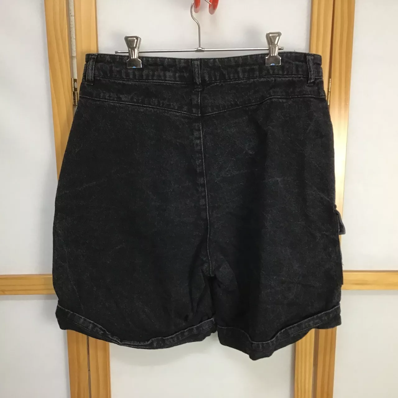 Black Friday 'Cat-O-Lantern' Black Denim Shorts