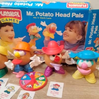  1995 Playskool Mr Potato Head Pals Mix 'n' Match Game  