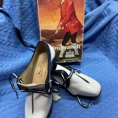 Womens  Vintage Golf Shoes Size 7 Blue / White