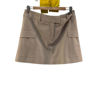 BNWT Kookai Womens  Size 12 Mini Skirt Khaki 