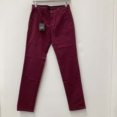 New-Massimo Dutti Mens  Size UK 30, EUR 38Maroon pants 