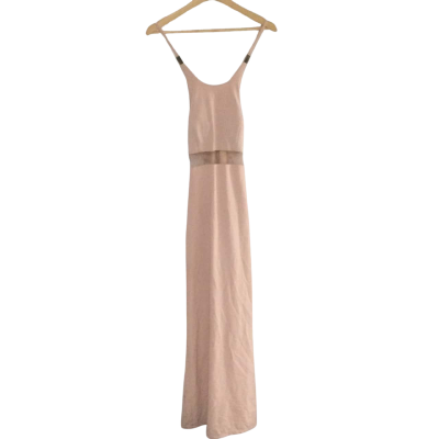 Bariano Womens  Size 8 Formal Dress / Maxi Dress Gold / Nude / Peach / Pink  