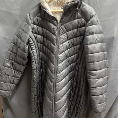 Michael Kors Womens Size XL Long Puffer Jacket