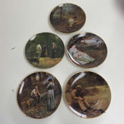 Vintage Bradex 1993 Frederick McCubbin Set Of 5 Plates
