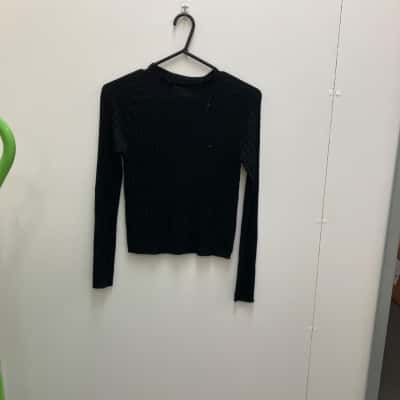 Decjuba Girls Greata Sparkle Knit Top Size L 