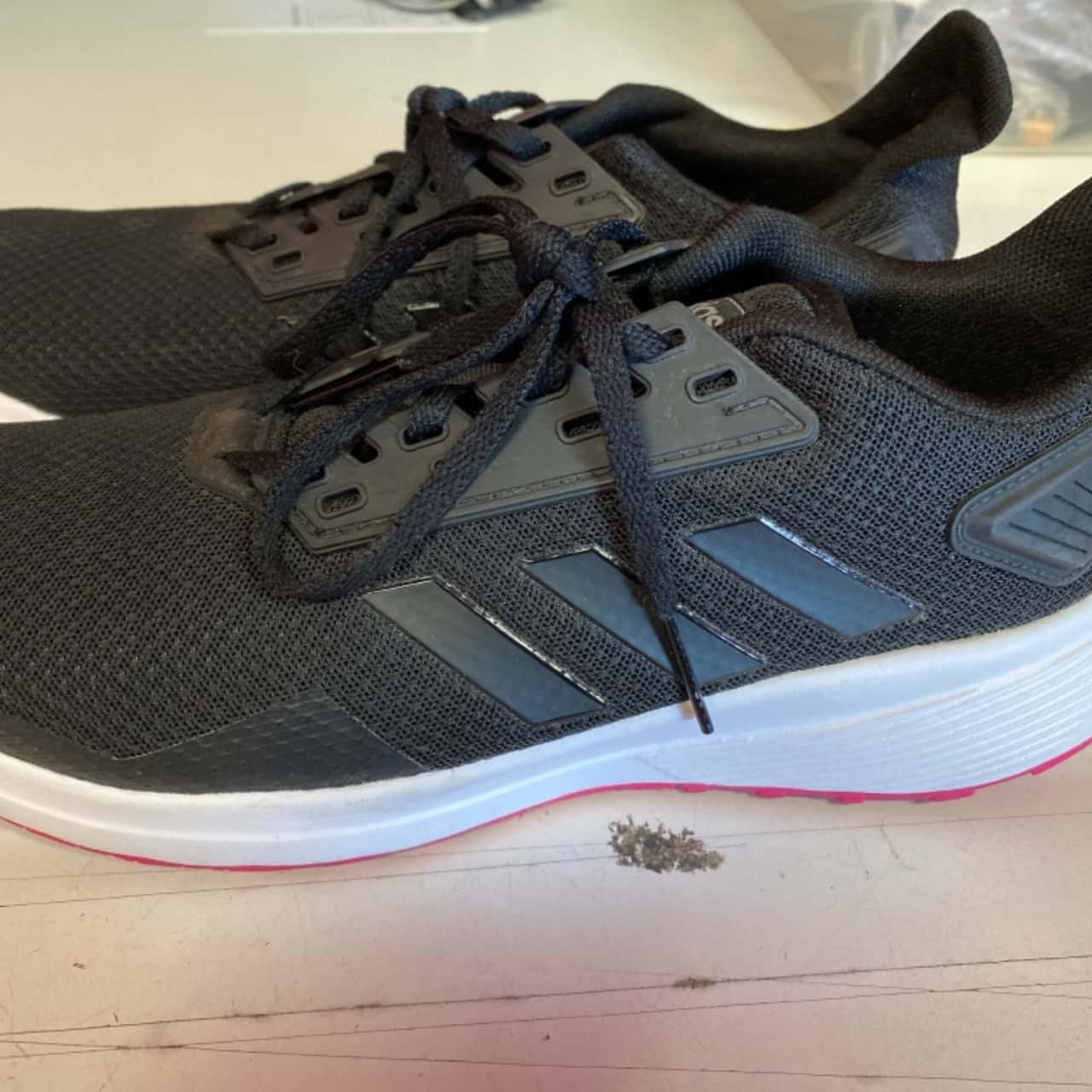 Adidas Womens shoes Size US 8.5 Black / Pink / White