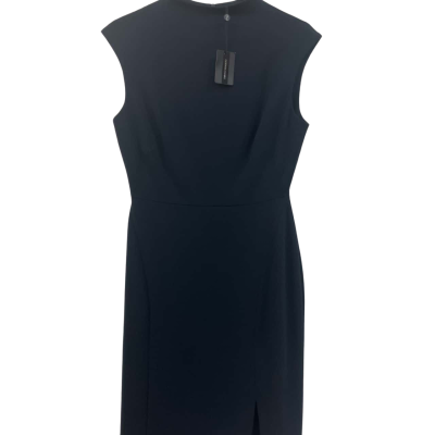  Womens  Size 10 Sleeveless Dress  Navy Blue 