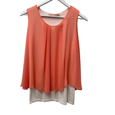 PIT - Size S Sleeveless Top Apricot