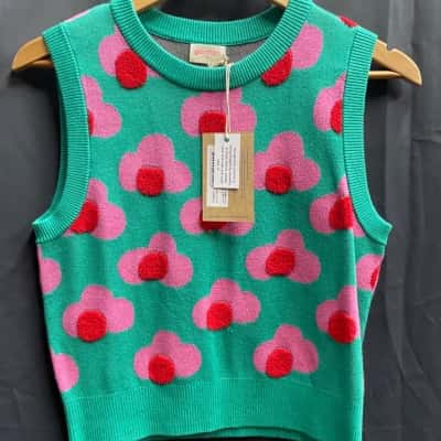 Gorman Womens Size 8 Ribbons Knit Tank