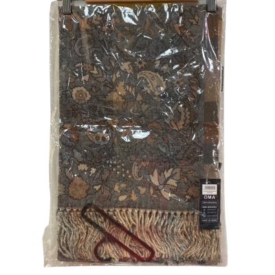 GMA Womens Size One Size Scarf Brown / Pattern 