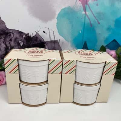 4x brand new Christmas Ramekins 
