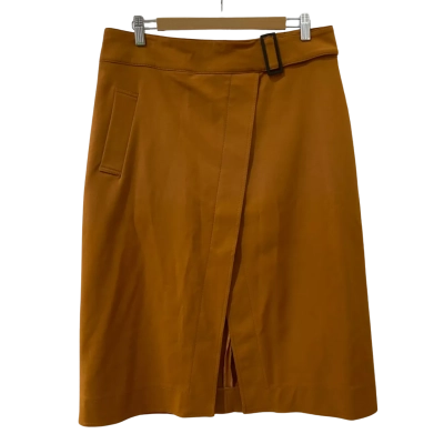 Veronika Maine Womens  Size 14 Pencil Skirt Brown/ Burnt Orange 