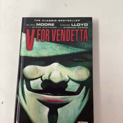 V for Vendetta by Alan Moore and David Lloyd Graphic hardback novel book