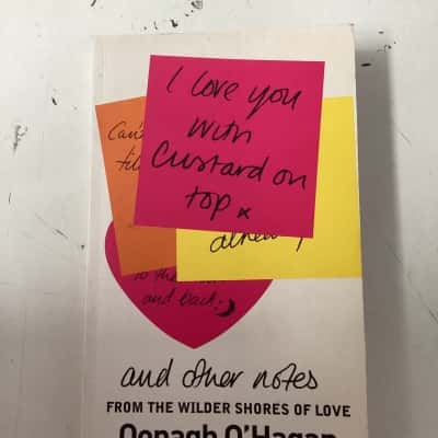 I Love you with custard on top book