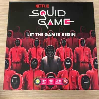 Netflix squid game let the games begin board game 