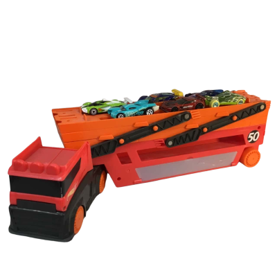 Hot Wheels Hauler and Cars as pictured