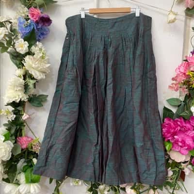 Gorman Womens  Size 14 Midi Skirt Green 