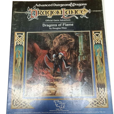  Advanced Dungeons & Dragons " Dragon Lance- Dragons of Flame"  DL 2 