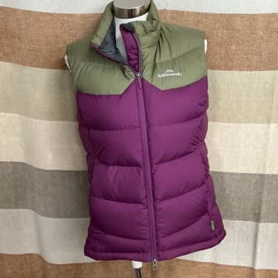 Kathmandu Womens  Size 10 Vest Jacket Green / Purple 