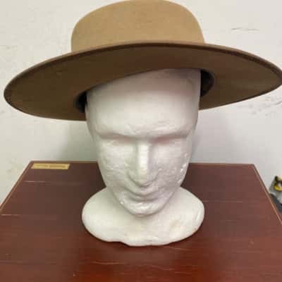 Akubra Mens  Size 57 Hat Brown retro unique as is 