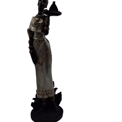 ON SPECIAL :  AFRICAN WOMAN  VINTAGE ART SCULPTURE