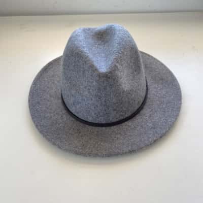 Cotton On Kids Grey Marle Wide Brim Hat Size L / M 