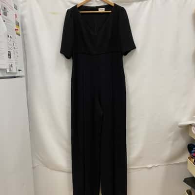 Seed Heritage Women's Size 14 Jumpsuit Black  