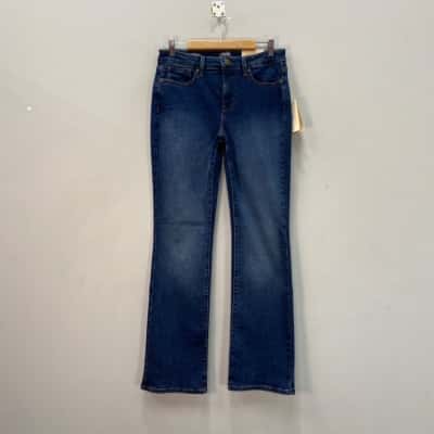 NYDJ Womens  Size 8 Bootcut Denim Jeans Blue 