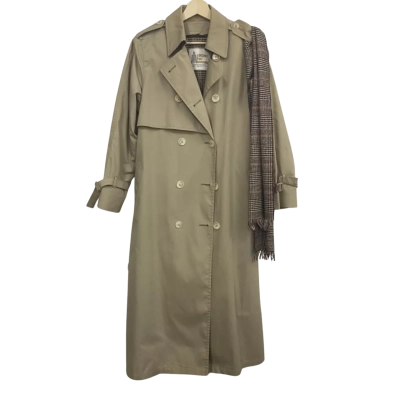 London Fog Womens  Size 10 Trench Coat Khaki 