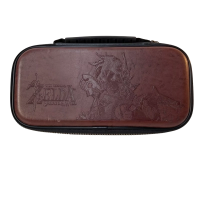 Leather look Game Travel Case. Brown