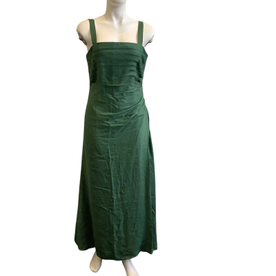 BNWT Country Road Women's Size 12 Tucked Slip Dress Pine 