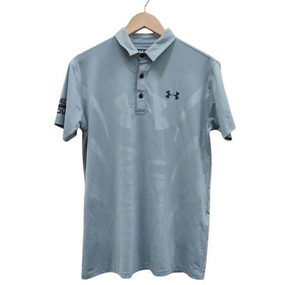 Under Armour Mens Size L Polo Shirt Green (4)