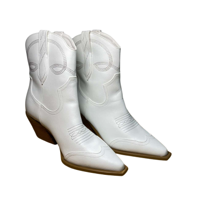 Billini White Udel Leather Boots