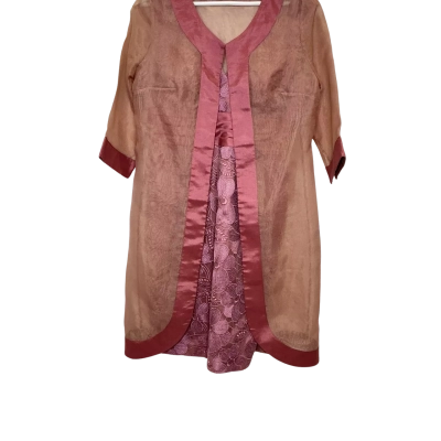  Womens  Size 10 Cocktail Dress / Midi Dress Maroon / Purple 