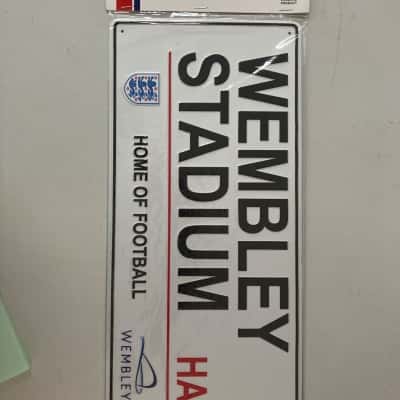 Wembley stadium ha9 sign 40x18cm