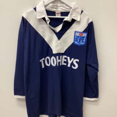  Mens NSW RFL  Size XL Jersey Blue / Navy Blue / White 