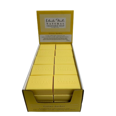 Brand New Uncle Pauls Natural Vegetable Soap Citrus Sorbet #111414