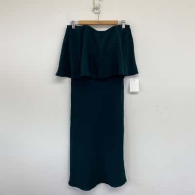 Tussah Emerald Tunis Midi Dress  Size 10 