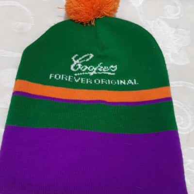  Coopers Mens Beanie Green / Orange / Purple 