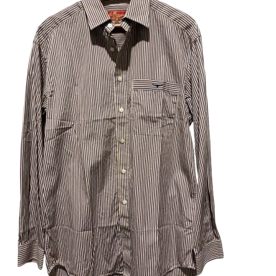 R.M. Williams Mens  Size M Long Sleeve Shirt Striped 
