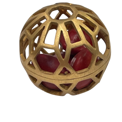 Round Pendant (memories of collecting Saga seeds)
