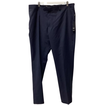 Blaq Mens Size 102/ 40 Reg Suit Pants Navy Blue